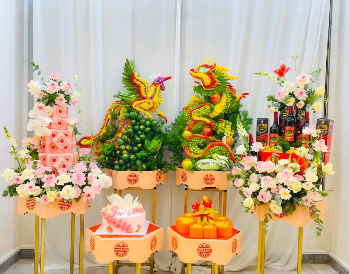 mâm quả cưới hỏi Võ Văn Vân