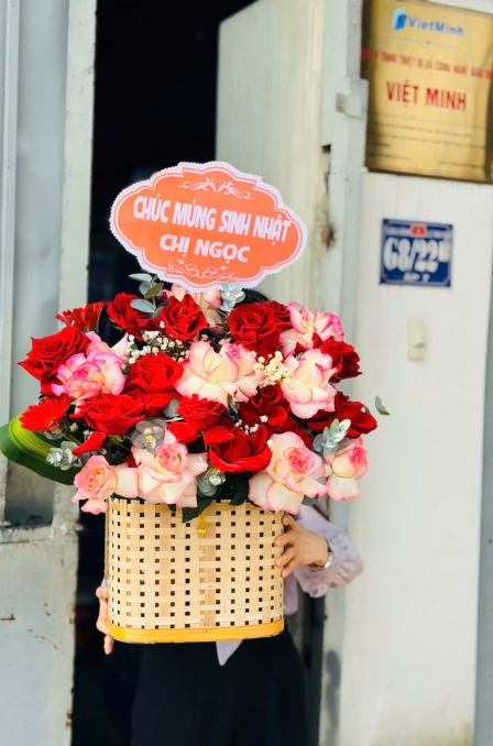 Mẫu Giỏ Hoa #2
