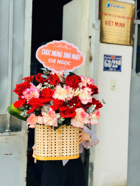 Mẫu Giỏ Hoa #2